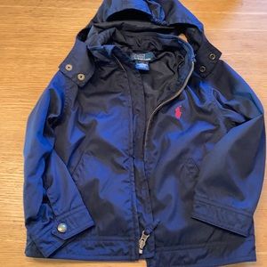 Navy blue Polo nylon jacket